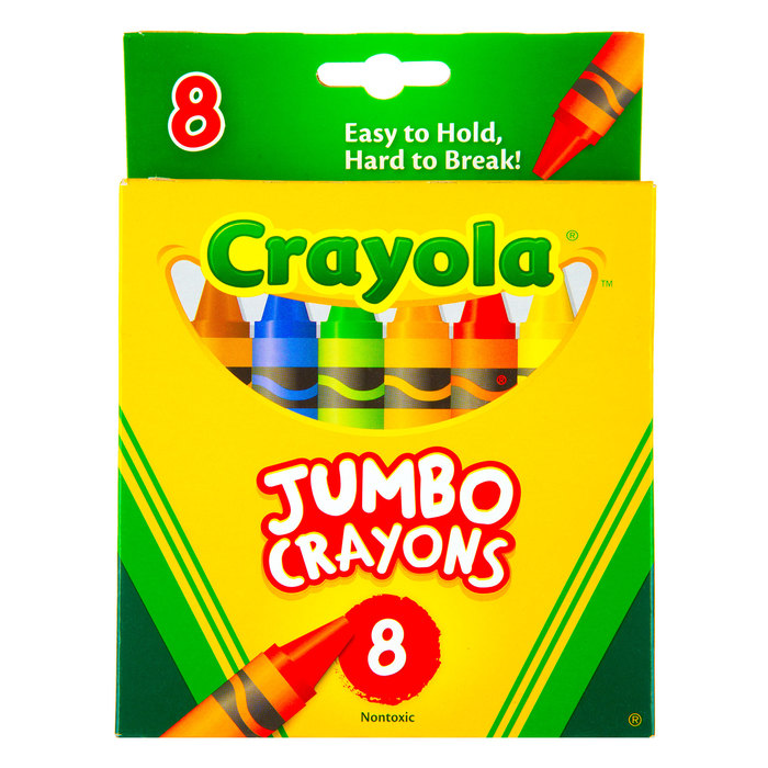Crayola Jumbo Crayons 8 Piece Set Hobby Lobby 1382241